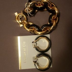 Louise et Cie Braclet and Earrings new